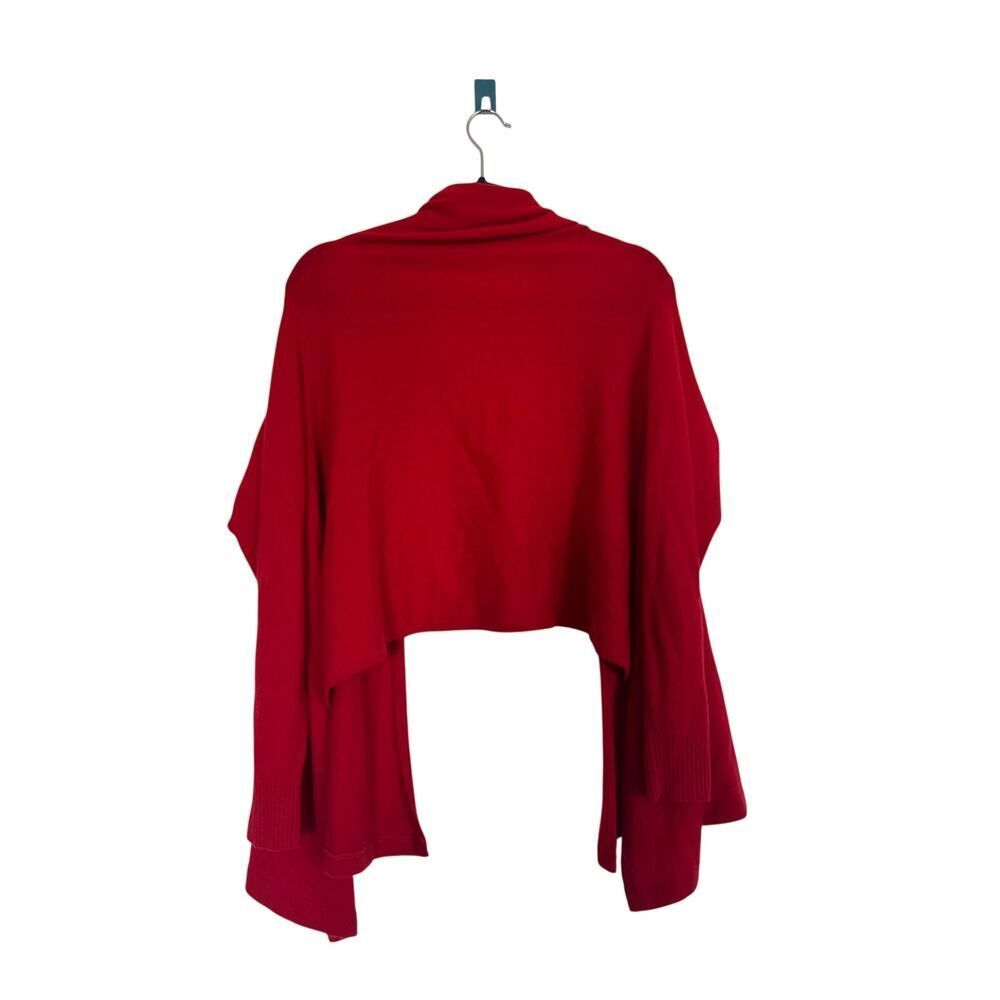 Sonya Madden cashmere cardi -wrap in red M - Picture 6 of 10